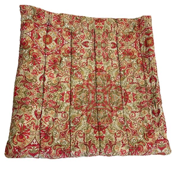 Vintage Ralph Lauren Randolph Galahad Red Paisley Queen Comforter Rare - Picture 1 of 7